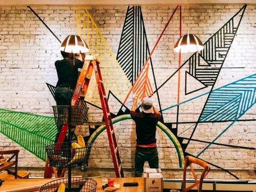 Veggmynd frá New Jersey, Bandaríkjunum er meðal fjölbreyts efnis á glæsilegum  vef