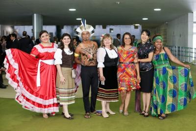 Fulltrúar ýmissa þjóðarbrota voru meðal fundargesta