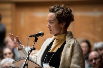 Fyrirspurn úr sal á pallborðsumræðum