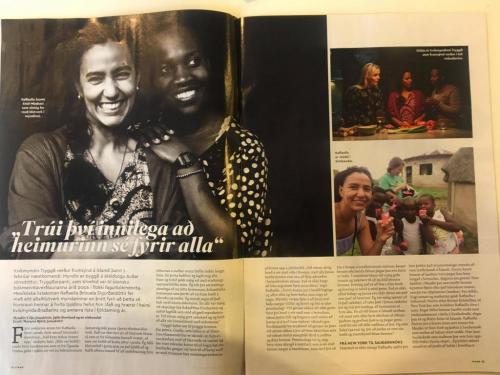 Opna með viðtalinu við Enid og Raffaellu í Vikunni