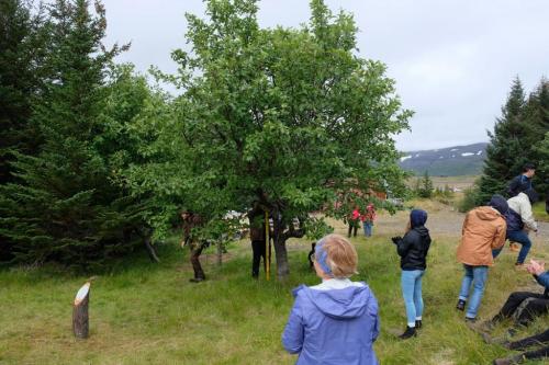 Frá athöfninni að Skógum 29. ágúst síðastliðinn